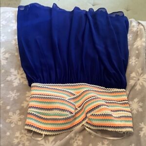 B Darlin Multicolored Striped Midi Sundress or cocktail dress